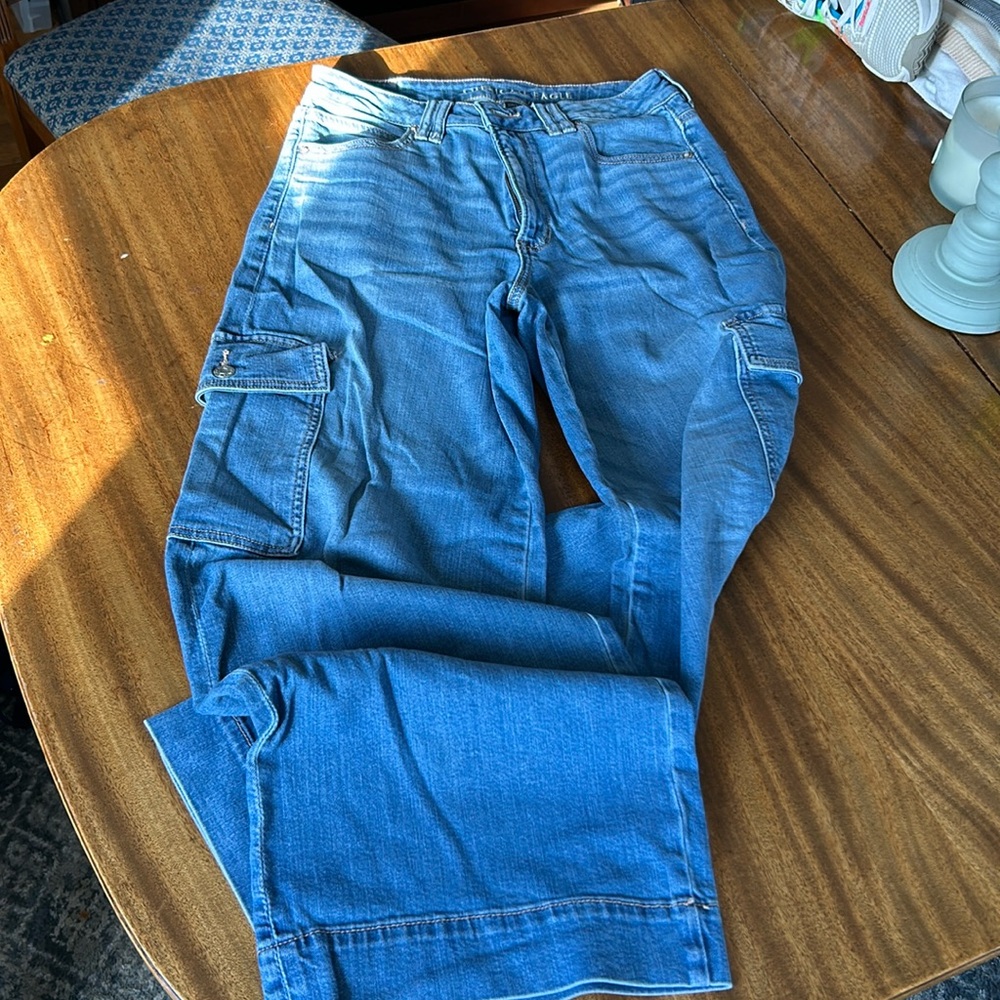 American eagle wide leg cargo